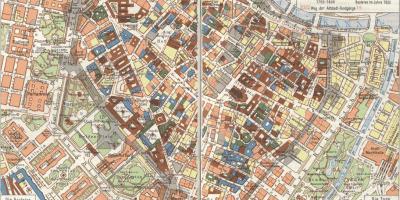 Viena, ciutat vella mapa