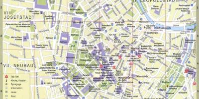 Viena, la ciutat turística mapa
