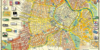 Viena, Àustria mapa de la ciutat