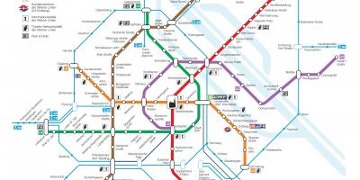 Viena, Àustria metro mapa
