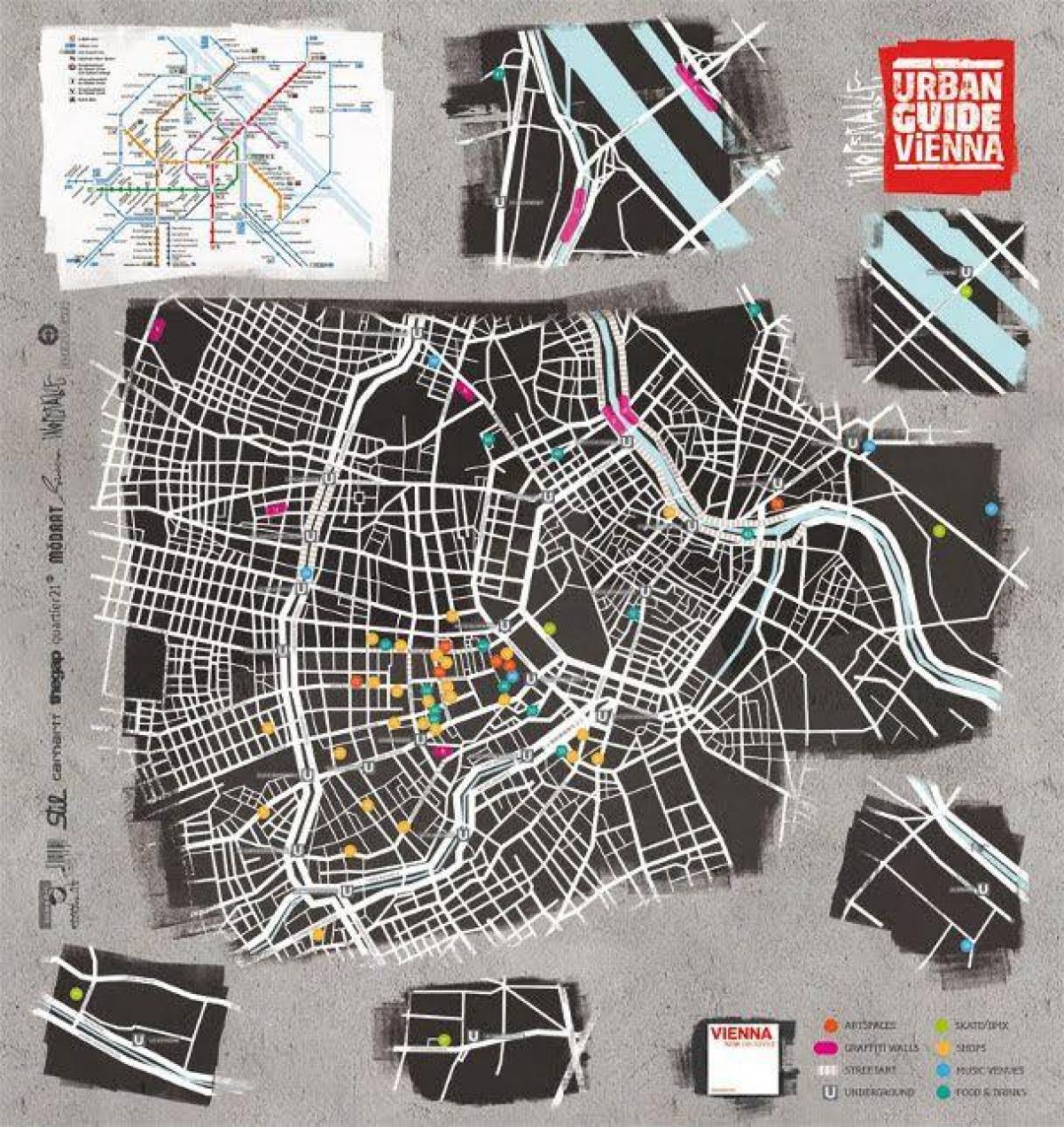 Mapa de carrer de l'art de Viena