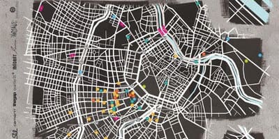 Mapa de carrer de l'art de Viena