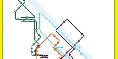 Viena hop on hop off recorregut de l'autobús mapa