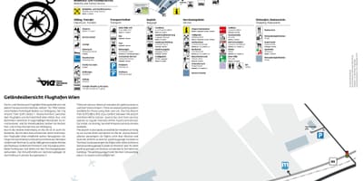 Vienna airport sortides mapa