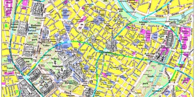 Viena llocs per visitar mapa