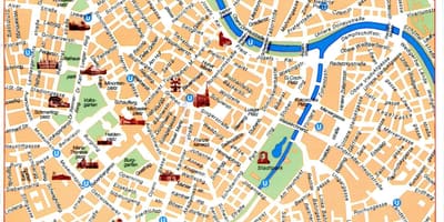 Viena viatges mapa