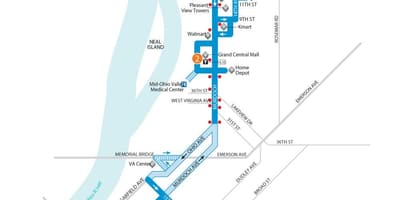 Viena, Àustria autobús mapa