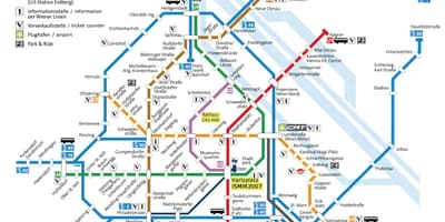 Erdberg estació d'autobusos de Viena mapa