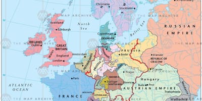 Viena, Àustria mapa d'europa
